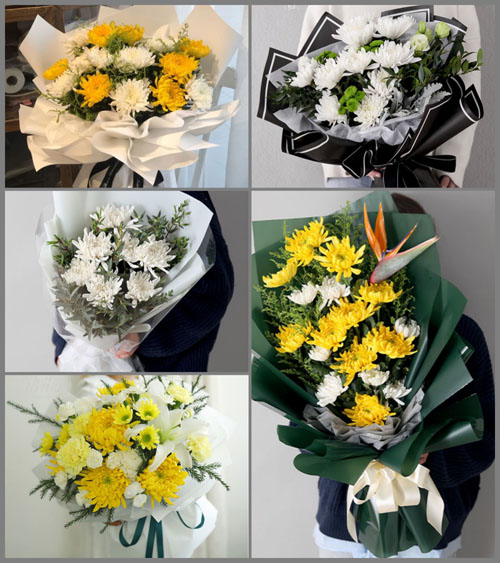 山东菏泽牡丹区王浩屯镇东后刘村白事花束代送